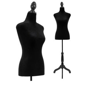 Elegant Black Dress Form Mannequin